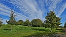 Wolkenstimmung mit Landschaft. | Bild: Karl Schwarz, Schwabach, 30.09.2023