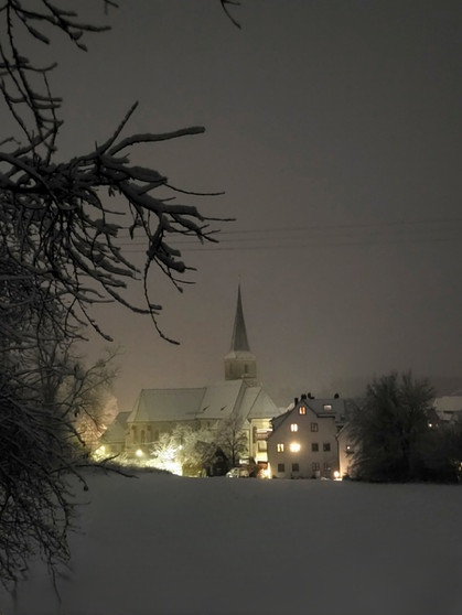 Winterromantik pur! | Bild: Norbert Eckstein, Kirchröttenbach, 28.11.2023