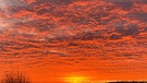 Sonnenaufgang über Kirchaich. | Bild: Petra Klarmann, Kirchaich, 19.12.2023