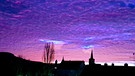 Sonnenaufgang über Iphofen. | Bild: Christel Usler , Iphofen, 19.12.2023