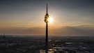 Nürnberg beim Sonnenuntergang. | Bild: Uwe Pflügner, Herzogenaurach, 27.01.2024