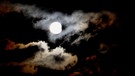 Aufgehender Mond, schon um 18:34 aufgenommen. | Bild: Liane Mohringer, Hof, 27.01.2024
