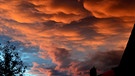 Der Abendhimmel über Hersbruck mit Gewitterstimmung am Dienstag um 21Uhr | Bild: Maria Dürr, 91217 Hersbruck, 08.08.2017