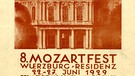 Programmheft des Würzburger Mozartfests aus dem Jahr 1929 | Bild: Stadtarchiv Würzburg