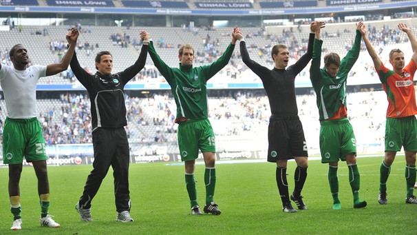 Mannschaft von Greuther Fürth | Bild: picture-alliance/dpa