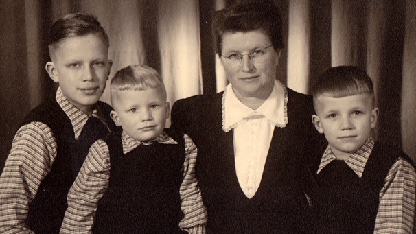 Familie Beringer Anfang der 1950-er Jahre. Karl-Friedrich ist der zweite von links. | Bild: privat
