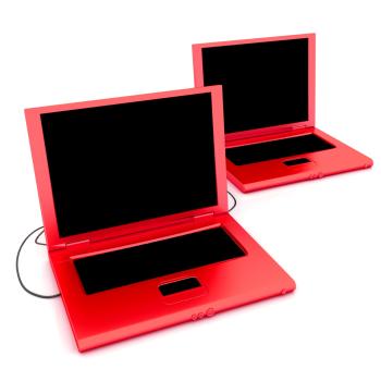 Rote Laptops | Bild: colourbox.com