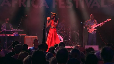 Bühne während eines Konzerts beim Africa Festival in Würzburg | Bild: Bayerischer Rundfunk 2018