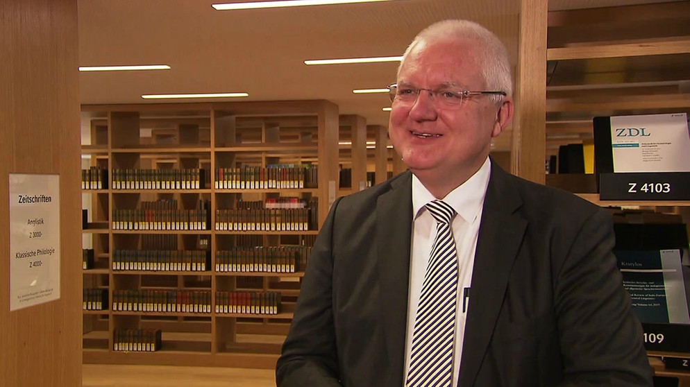 Prof. Dr. Oliver Jahraus, Vizepräsident für den Bereich Studium, LMU | Bild: Bayerischer Rundfunk