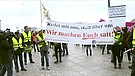 Bauern demonstrieren: "Wir machen Euch satt" | Bild: Bayerischer Rundfunk