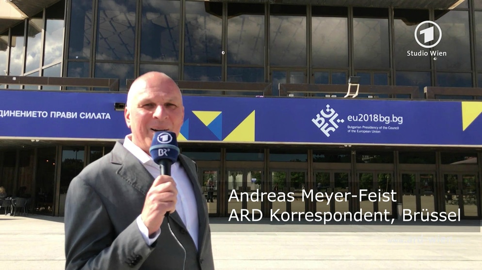 Andreas Meyer-Feist in Sofia EU-Westbalkangipfel | Bild: Bayerischer Rundfunk