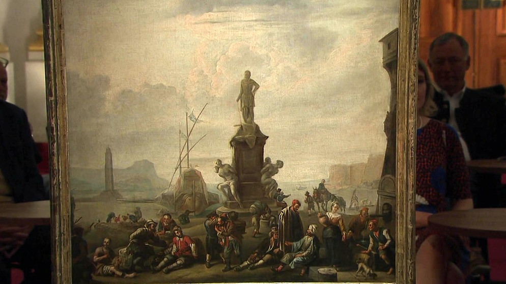 Hafenszene Livorno, Gemälde 17. Jahrhundert | Bild: Bayerischer Rundfunk