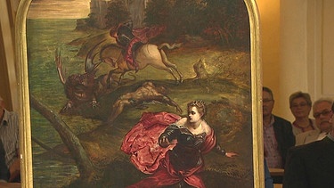 Heiliger Georg, Gemälde, Galeriekopie nach Tintoretto | Bild: Bayerischer Rundfunk