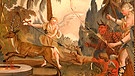 Allegorisches Hinterglasbild nach einer Bibelstelle | Bild: Bayerischer Rundfunk