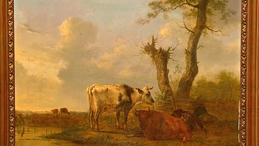 Landschaft mit Kühen von Jan Kobell, spätes 18. Jahrhundert  | Bild: Bayerischer Rundfunk