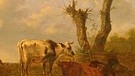 Landschaft mit Kühen von Jan Kobell, spätes 18. Jahrhundert  | Bild: Bayerischer Rundfunk