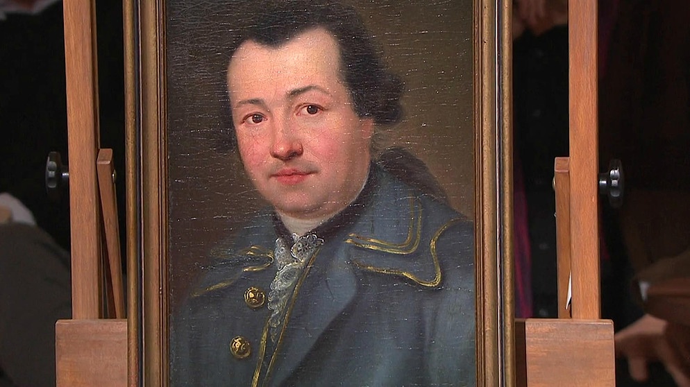 Keine gepuderten Haare und ein klarer Blick: Die Qualität dieses Porträts aus der Zeit zwischen 1785 bis 1790 spricht für Johann Tischbein als Maler. War es der berühmte "Goethe-Tischbein"? Geschätzter Wert: 4.000 bis 5.000 Euro  | Bild: Bayerischer Rundfunk