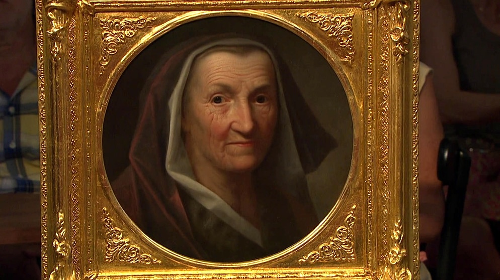 Das Porträt einer alten Dame von Balthasar Denner, um 1730 | Bild: Bayerischer Rundfunk