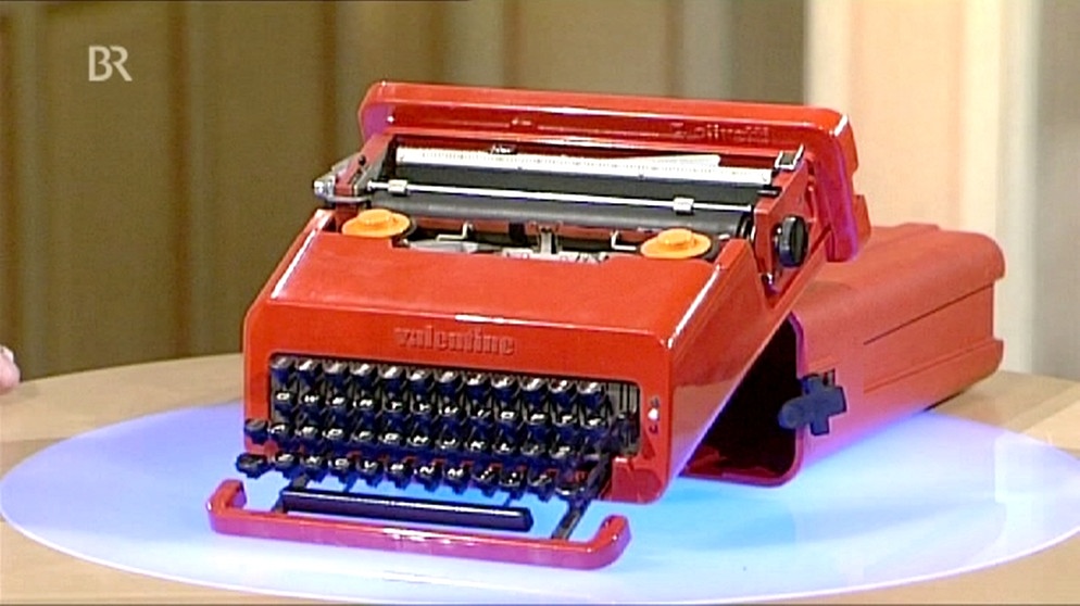 Schreibmaschine "Valentine" von Olivetti | Bild: Bayerischer Rundfunk