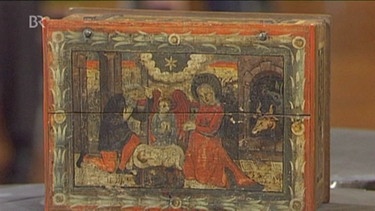 Kleines Wismutkästchen, das mit einer Darstellung der Heiligen Familie verziert ist. Dies ist ein Hinweis auf eine Nürnberger Herkunft aus dem späten 16. Jahrhundert. Geschätzter Wert: 3.000 Euro | Bild: Bayerischer Rundfunk