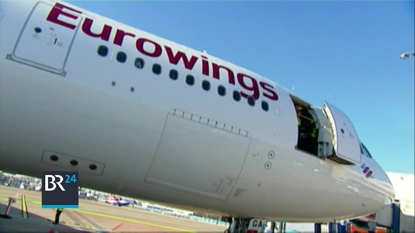 Eurowings-Flugzeug | Bild: Bayerischer Rundfunk