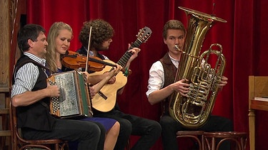 Bernhard Gruber, Katharina Baur, Berni Filser und Daniel Barth | Bild: Bayerischer Rundfunk