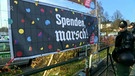 Plakat mit Aufschrift: Spenden, marsch! | Bild: Bayerischer Rundfunk