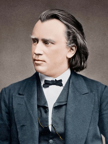 Portraitfoto von Johannes Brahms von 1874 | Bild: picture alliance / akg-images
