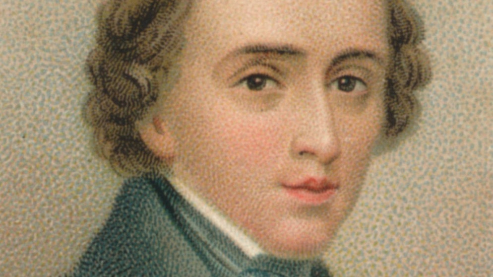 Porträt des Komponisten Frédéric Chopin als junger Mann. | Bild: picture alliance / Heritage-Images