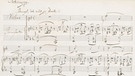 F.A.E.-Sonate, Beginn des 2. Satzes, Intermezzo, Autograph von Robert Schumann | Bild: Wikimedia commons gemeinfrei