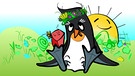 Pinguin Pudding mit Blumenkranz | Bild: BR | Tanja Begovic
