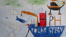 Kinderzeichnungen zur Expedition der Polarstern  | Bild: BR