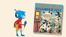Buchcover: "Kinder Kalender 2022"; RadioMikro-Männchen | Bild: edition momente; Montage: BR