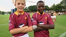 Zwei begeisterte junge Rugby-Spieler aus Johannesburg (Südafrika). | Bild: BR/Kerstin Welter