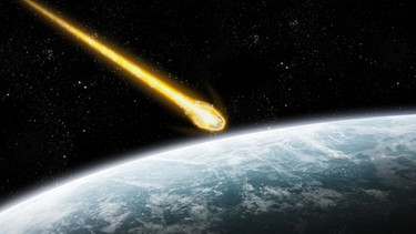 So könnte ein Meteoriteneinschlag auf die Erde aussehen. | Bild: colourbox.com