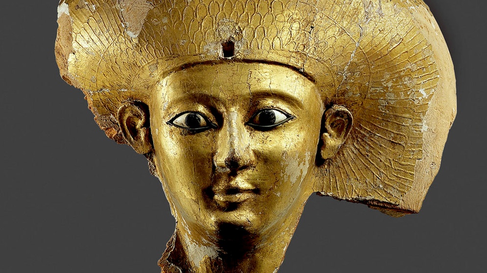 Sargmaske der Satdjehuti im staatlichen Museum Ägyptischer Kunst | Bild: Staatliches Museum Ägyptischer Kunst