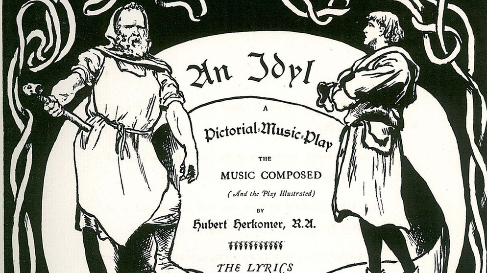 Plakat der Herkomer-Oper "An Idyl" | Bild: Herkomerstiftung Landsberg