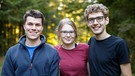 young reporter 2021: Die Speikerner Naturfreunde Andreas, Sarah und Tobias. | Bild: BR
