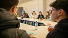 240 Schülerinnen und Schüler aus ganz Bayern beim MedienMachen-Berufsorientierungstag im BR Funkhaus in München | Bild: BR/ Raphael Kast