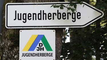 Verkehrshinweisschild Jugendherberge | Bild: picture-alliance/dpa