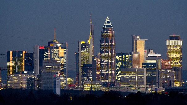 Skyline der Bankenmetropole Frankfurt | Bild: picture-alliance/dpa|Daniel Reinhart