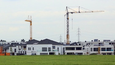 Neubaugebiet  mit Einfamilienhäusern im Kölner Westen | Bild: picture-alliance/dpa