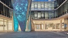 Skulptur des Star-Architekten und Künstlers Daniel Libeskind in der Siemens-Zentrale am Wittelsbacher Platz  | Bild: Lange Nacht der Museen 2016