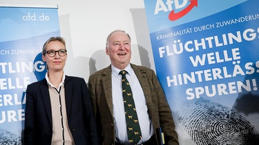 AfD-Spitzenkandidaten Alice Weidel and Alexander Gauland | Bild: picture-alliance/dpa/Emmanuele Contini