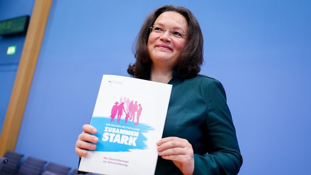 Bundesarbeitsministerin Andrea Nahles | Bild: picture-alliance/dpa/Kay Nietfeld