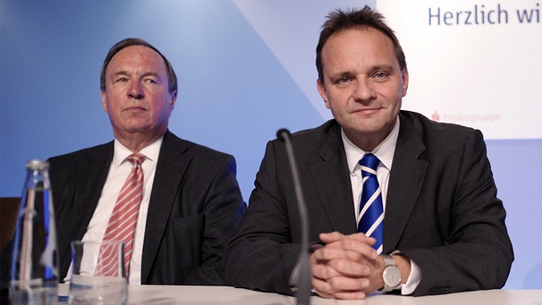 Gerd Häusler und sein Nachfolger Johannes-Jörg Riegler | Bild: picture-alliance/dpa