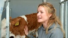 Eine Rinderherde managen, das ist der Beruf von Veronika Haselbeck. | Bild: BR