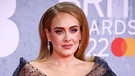 Sängerin Adele bei den Brit Awards in London | Bild: dpa-Bildfunk/Joel C Ryan