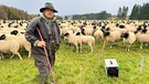 Rhön-Schäfer Julian Schulz mit seiner Herde | Bild: BR / Ralph Wege
