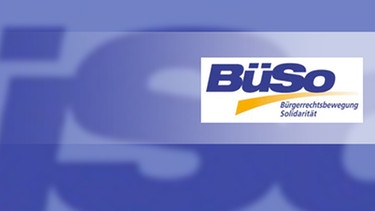 Logo "BüSo" | Bild: Bürgerrechtsbewegung Solidarität, MOntage: BR
